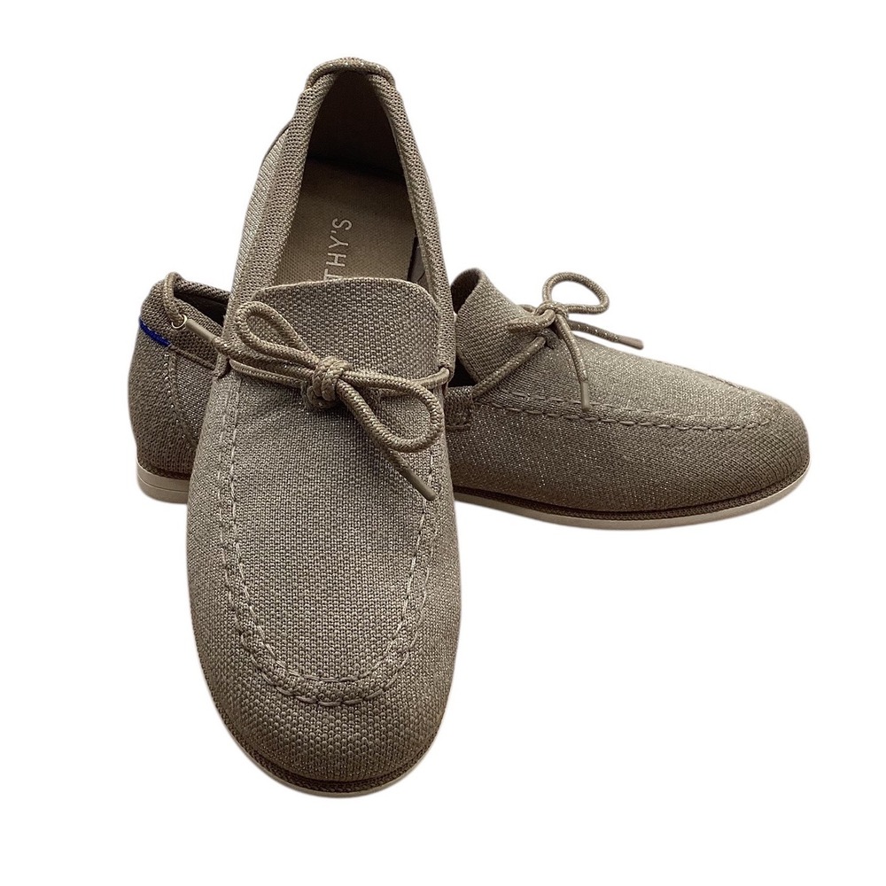 Rothy's Knit Moccasin Loafers in Taupe - Picture 6 of 9